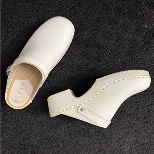 White Women's Mules